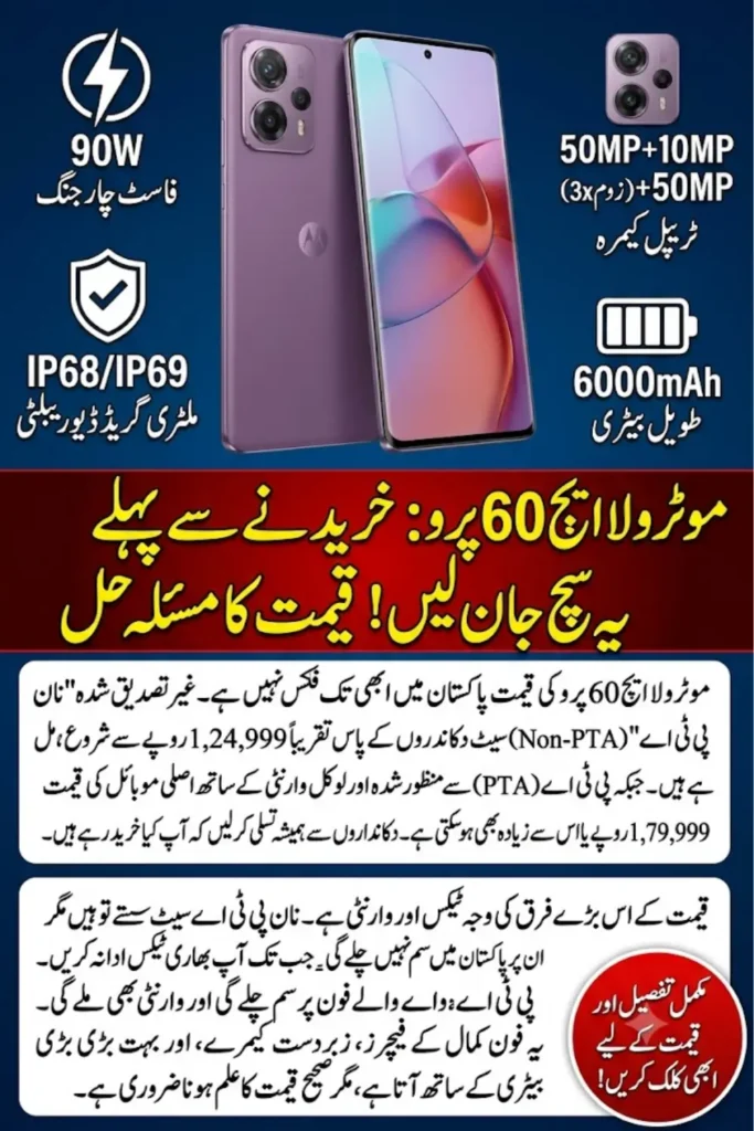 Motorola Edge 60 Pro Price in Pakistan & Global Top Features Why Market Value is High You Must Know