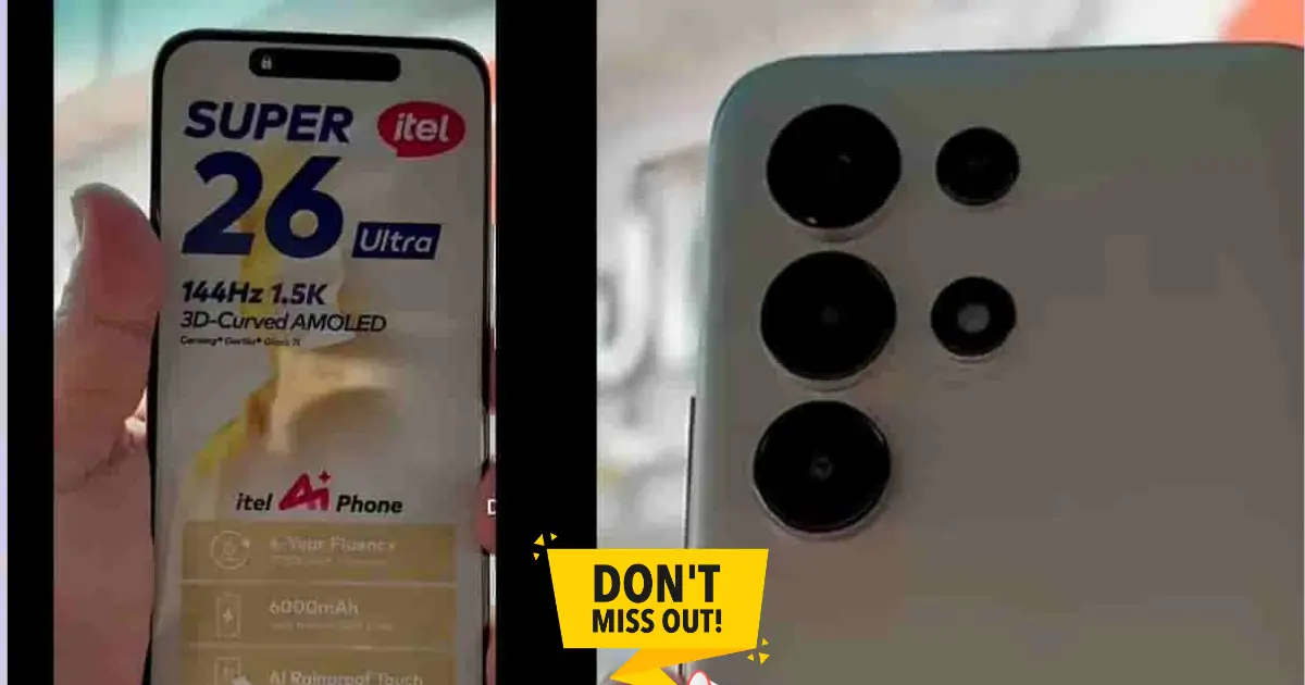itel Super 26 Ultra Price In Pakistan & Specs Full Details Here 2025