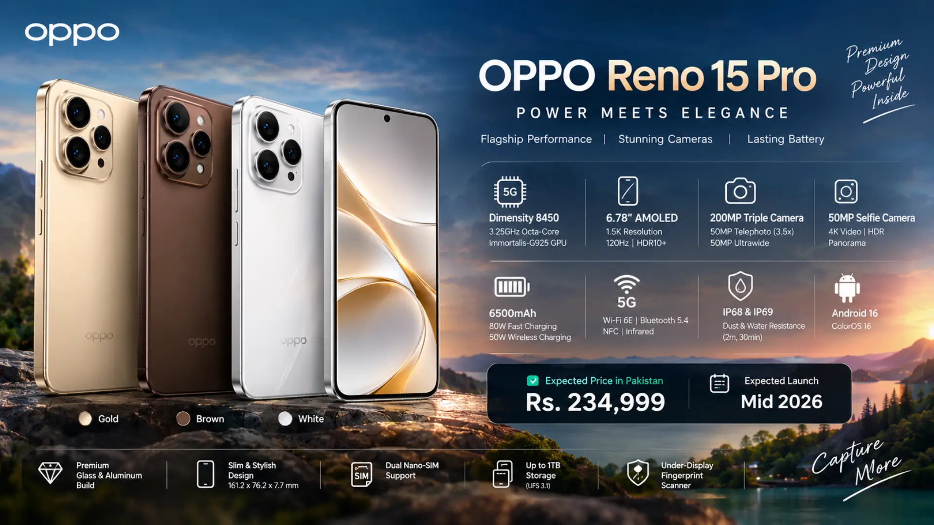 Oppo Reno 15 Pro Price in Pakistan 2026 Full Specs, Features & Latest Update