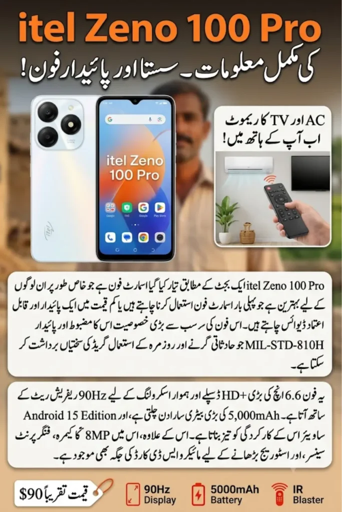 itel Zeno 100 Pro Review: Affordable Smartphone with 5,000mAh Battery and Android 15 Go