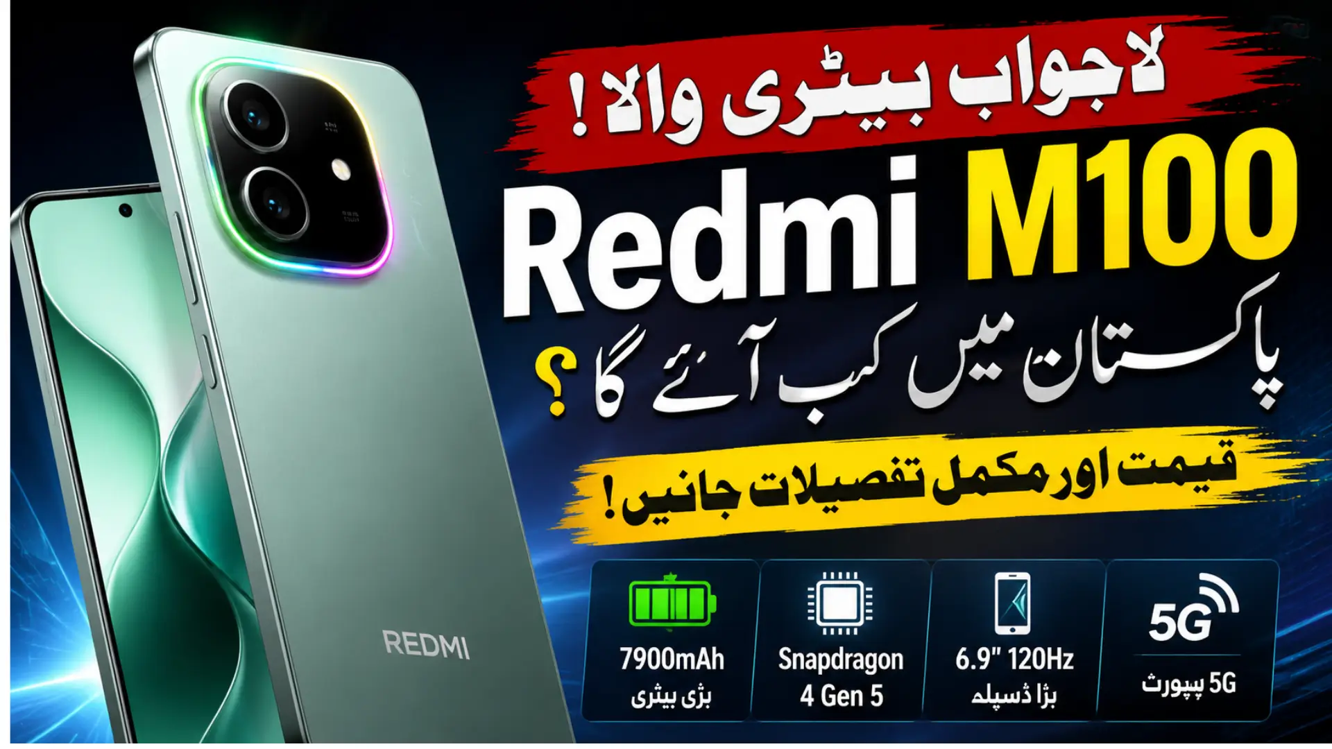 Redmi M100 Price, Specs and Features: Everything You Need to Know