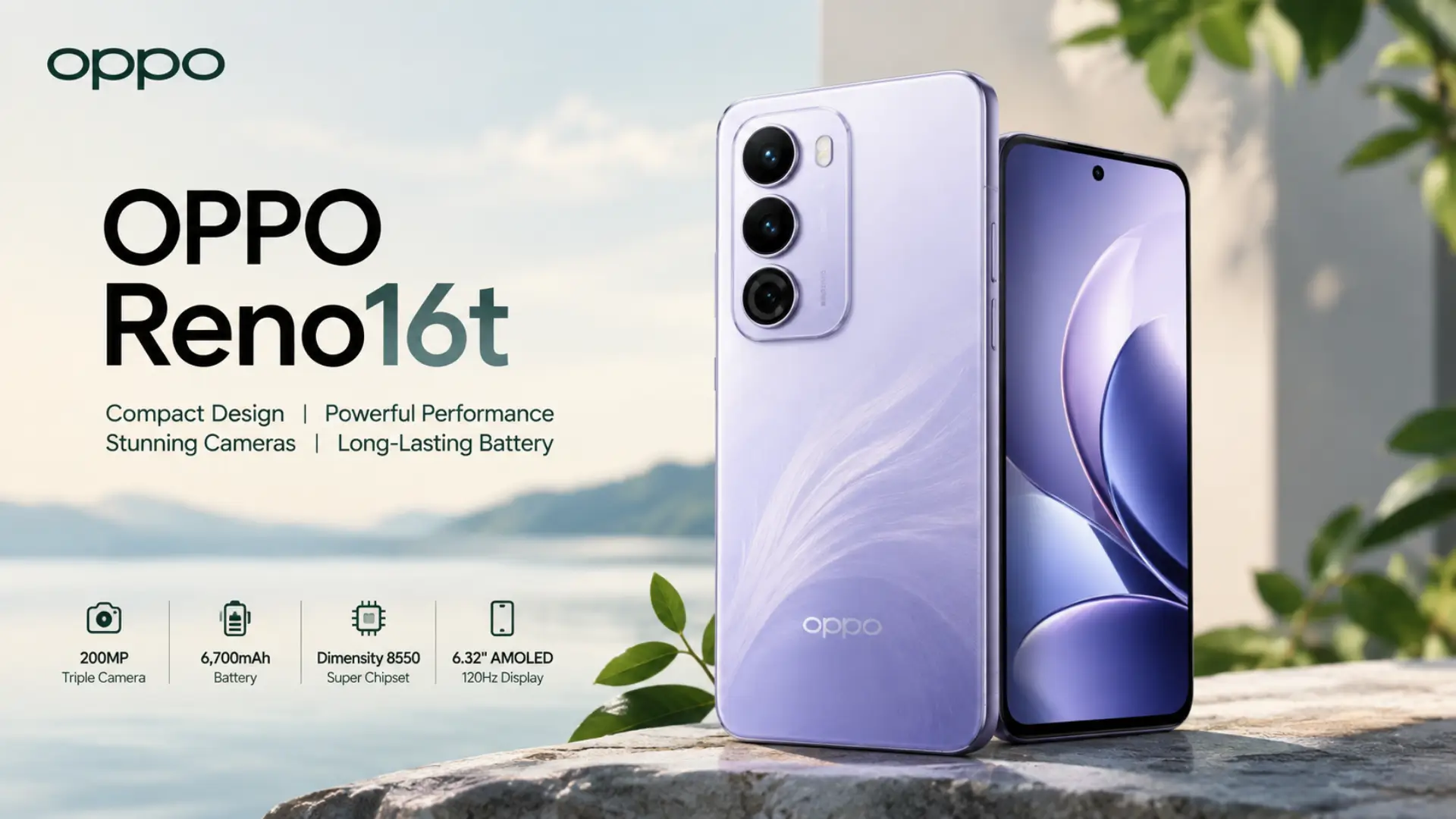 OPPO Reno16t Price in Pakistan, Specs, Camera and Launch Details