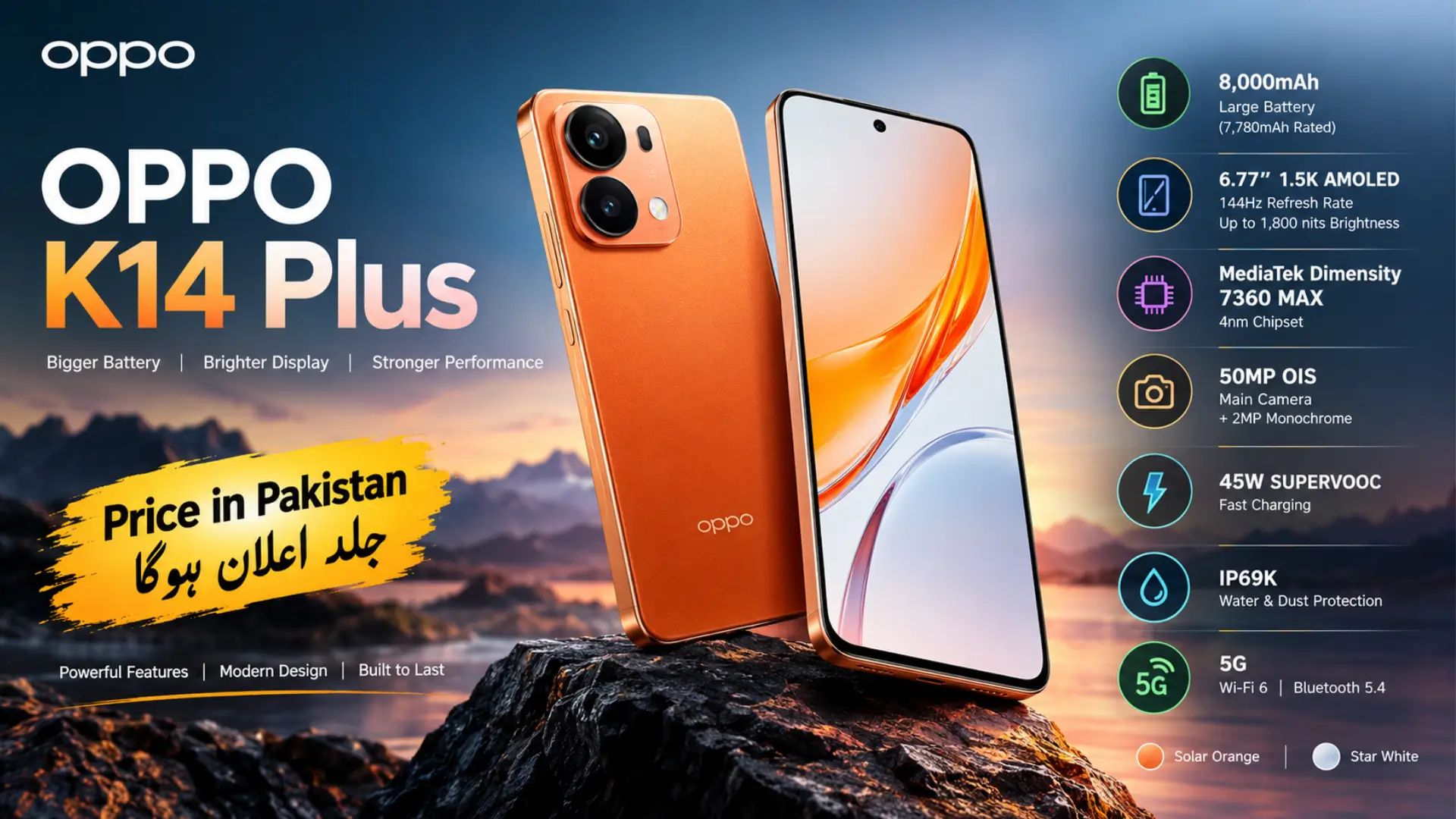 OPPO K14 Plus Price in Pakistan, Specs and Launch Details