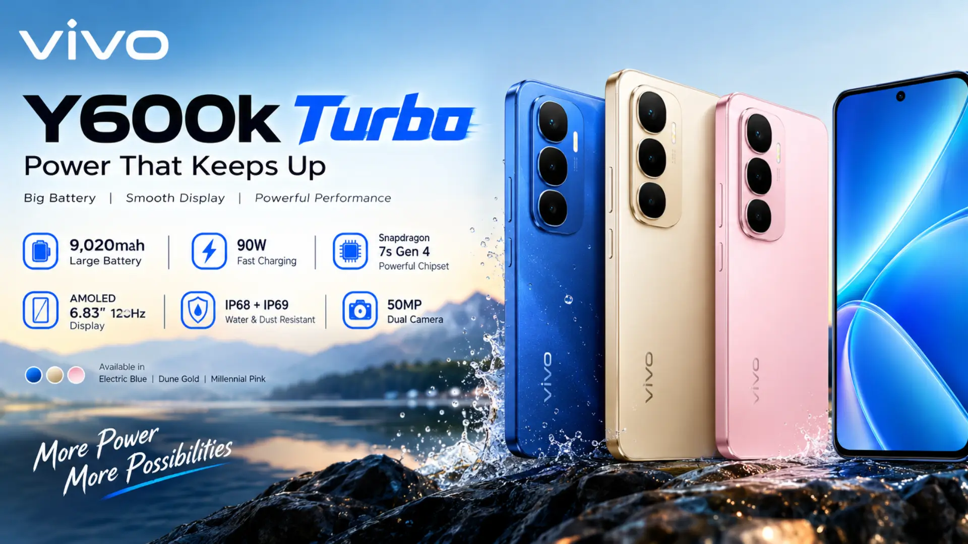 Vivo Y600k Turbo Price in Pakistan, Specs and Features